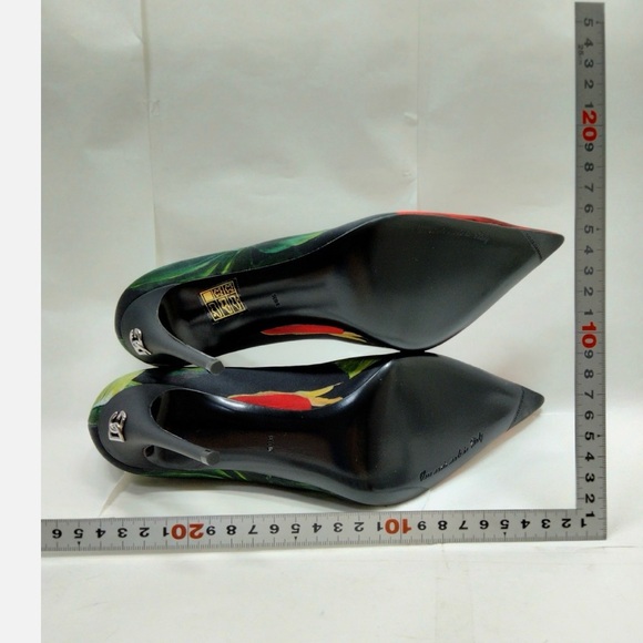 Dolce & Gabbana Green and Black Women's Heels - Picture 4 of 7
